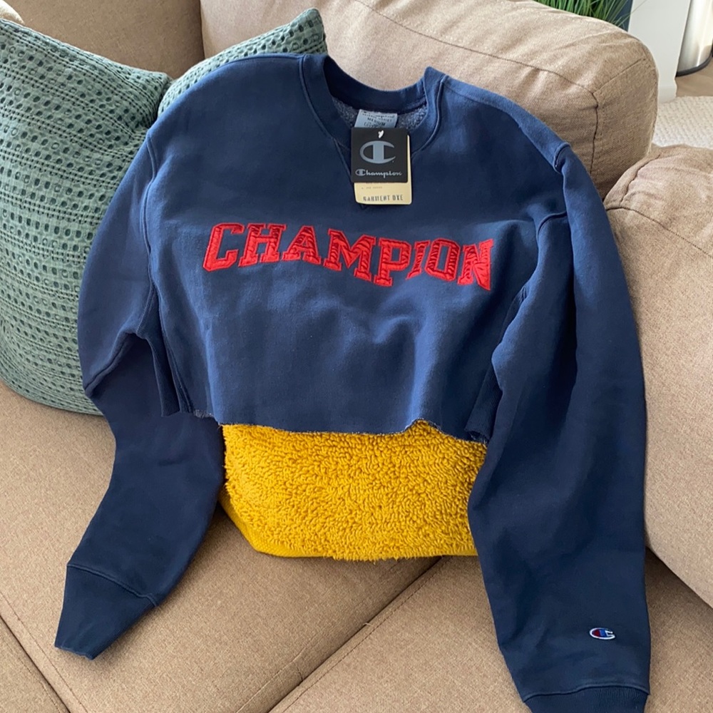 Champion crop sweatshirt
